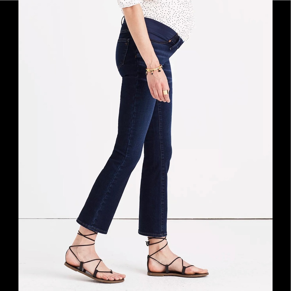 Madewell Maternity Cali Demi-Boot Jeans in Hayes Wash